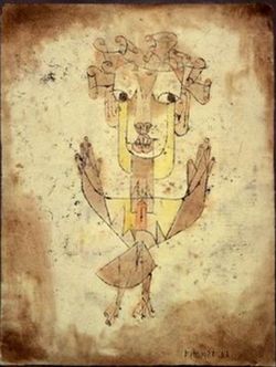 Paul Klee, L'Àngel de la Història (1920). Museu d'Israel, Jerusalem