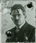Walter Benjamin, en una foto de passaport. 